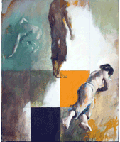 oil painting of dancers